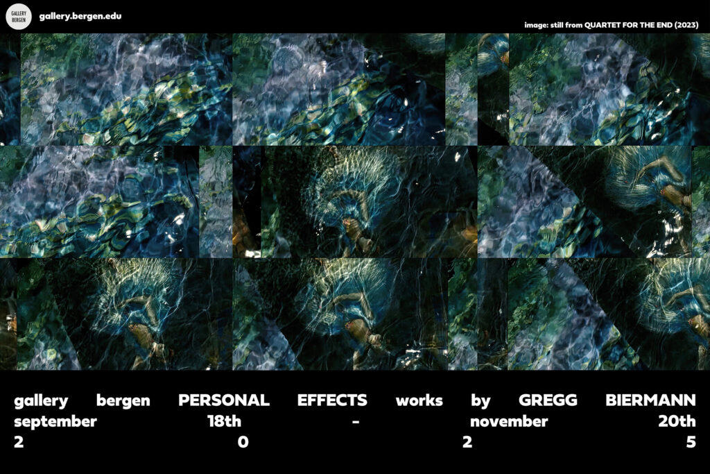 Opening September 18: Filmmaker Gregg Biermann, “Personal Effects”